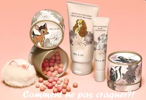 Gamme Paul et Sister Joe cosmétique avec Disney