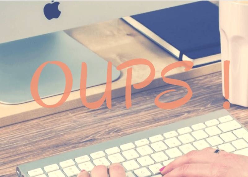 Oups Blogger Error